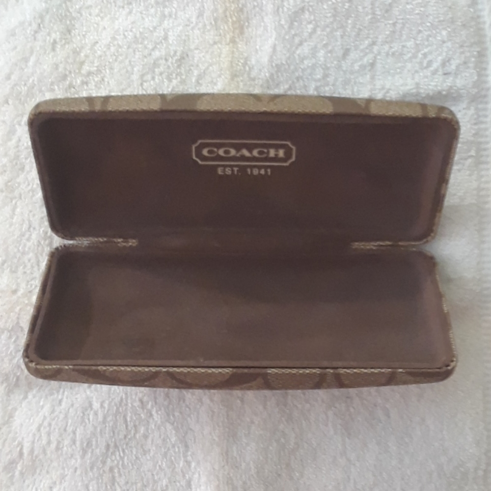 Coach Crushproof glasses case